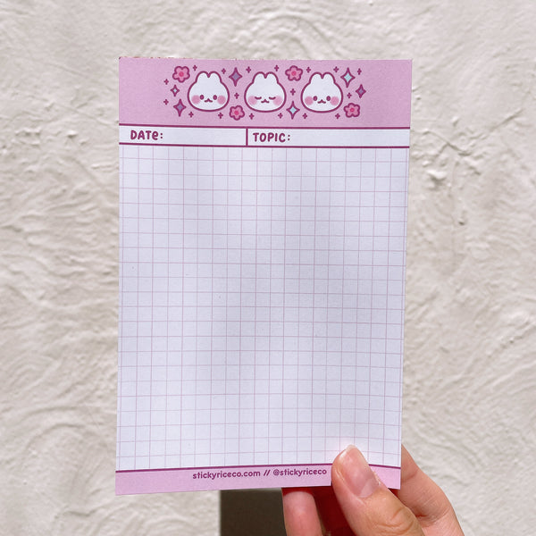 Cute Animals Gridded 4 x 6 in Memo Pads