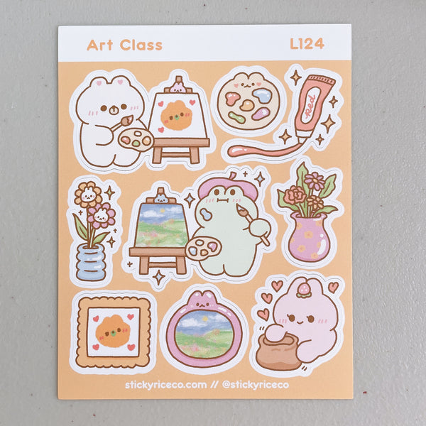 Art Class Sticker Sheet