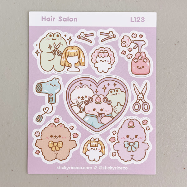 Hair Salon Sticker Sheet