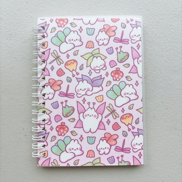 A6 SMALL SIZE Cottagecore Fairy Bunny Patterned Reusable Sticker Books