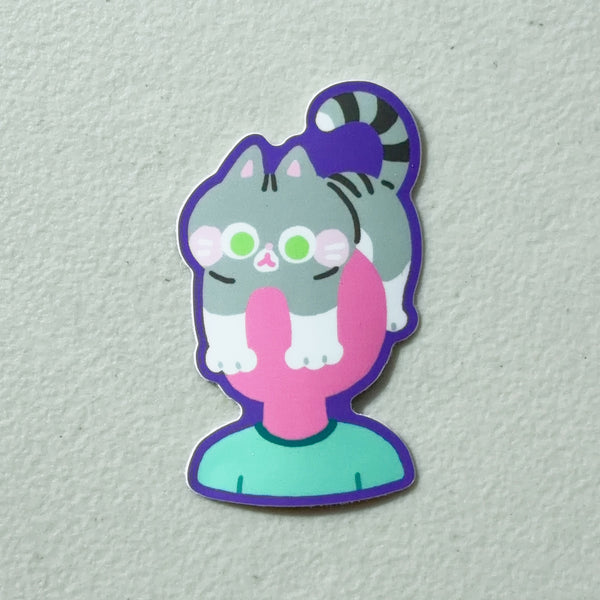 Marbles the Cat Heavy Duty Waterproof Vinyl Diecut Stickers
