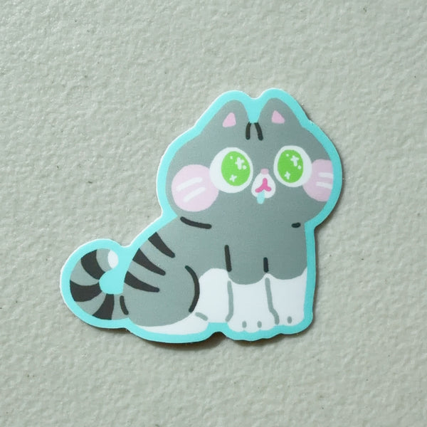 Marbles the Cat Heavy Duty Waterproof Vinyl Diecut Stickers