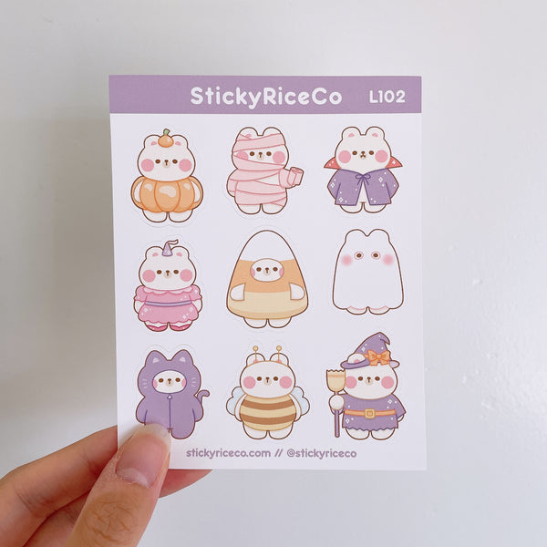 Fall and Halloween Sticker Sheets
