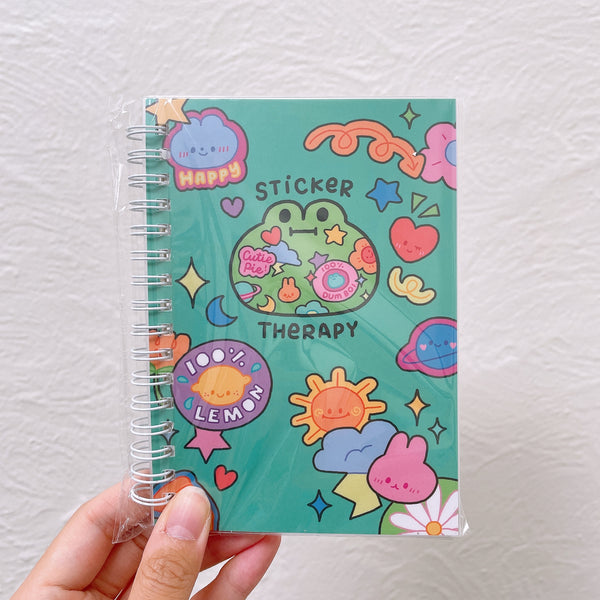 A5/A6 SIZE Sticker Therapy Matcha the Frog Reusable Sticker Books