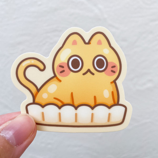 Cute Cat Heavy Duty Waterproof Vinyl Diecut Stickers - Set 4