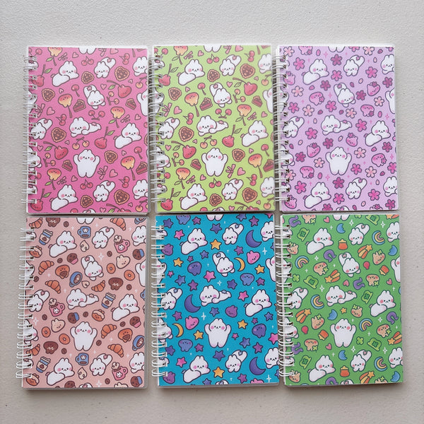[NEW] A6 SMALL SIZE Bunny Patterned Reusable Sticker Books