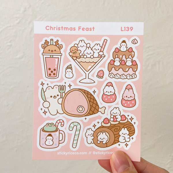 Christmas Winter Holiday Sticker Sheets
