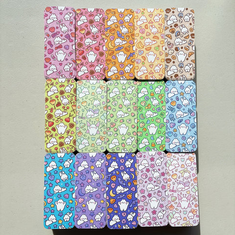 Cute Bunny Pattern Double Sided Bookmarks