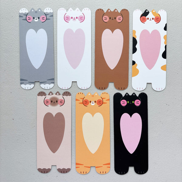 [B-GRADE] Cat Soft Matte Double Sided Bookmarks