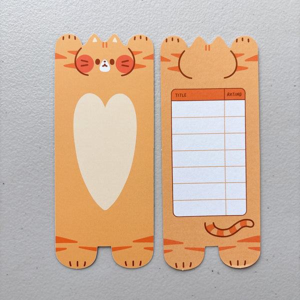 [B-GRADE] Cat Soft Matte Double Sided Bookmarks