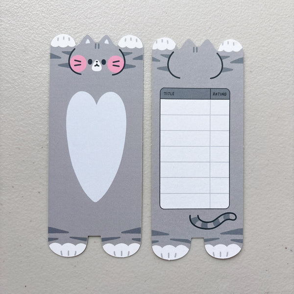 [B-GRADE] Cat Soft Matte Double Sided Bookmarks