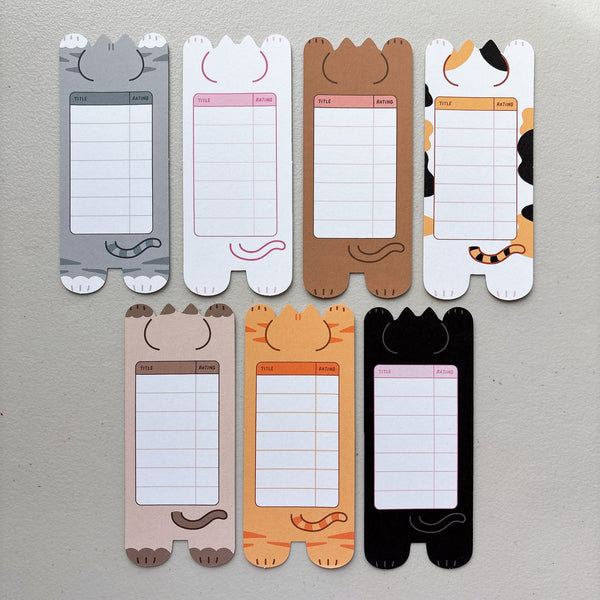 [B-GRADE] Cat Soft Matte Double Sided Bookmarks