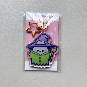 Halloween Bunny Glitter Keychains