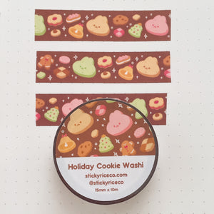 Holiday Cookie Washi Tape