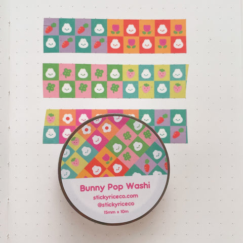 [2022 ADVENT BOX ITEM] Bunny Pop Washi Tape