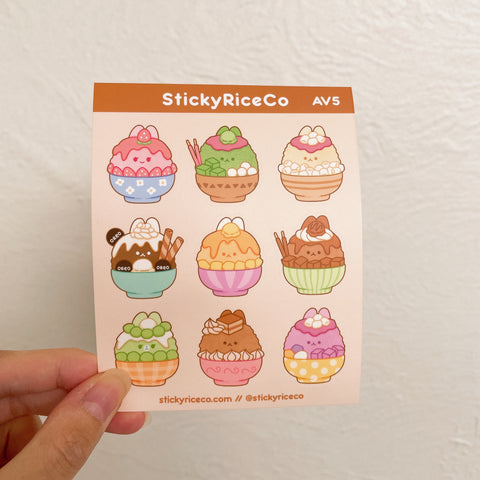 [2022 ADVENT BOX ITEM] Bingsoo Bunnies Premium Luxe Matte Vinyl Stickers