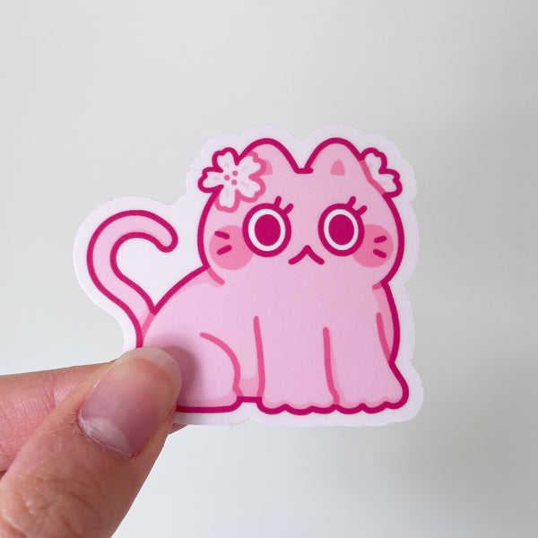 Cute Cat Heavy Duty Waterproof Vinyl Diecut Stickers - Vol 1