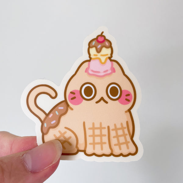 Cute Cat Heavy Duty Waterproof Vinyl Diecut Stickers - Vol 1