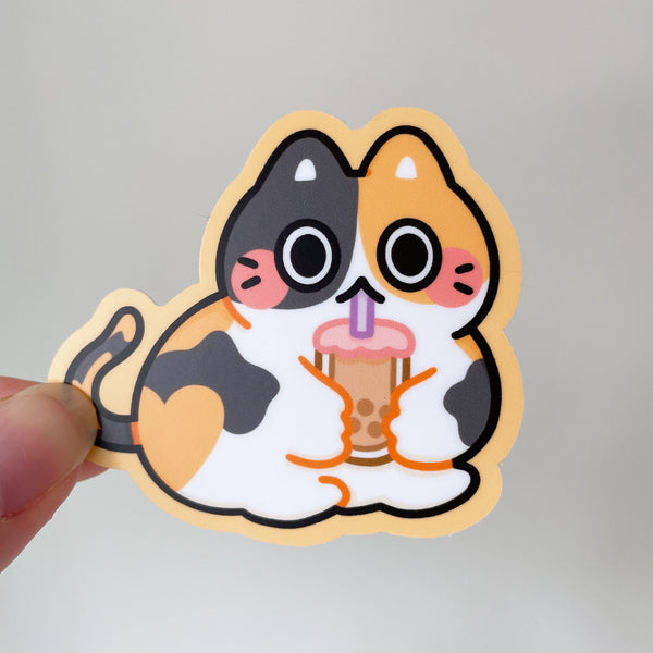 Cute Cat Heavy Duty Waterproof Vinyl Diecut Stickers - Vol 1