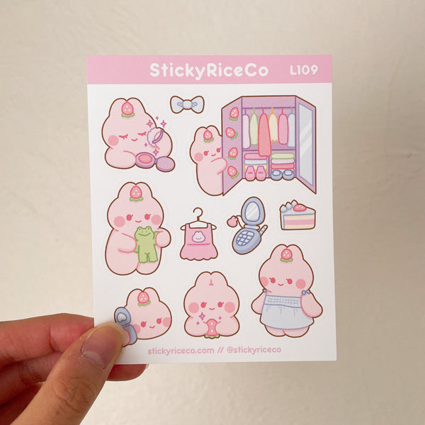 Ichigo the Bunny Sticker Sheet
