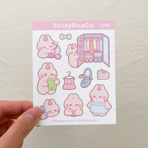 Ichigo the Bunny Sticker Sheet