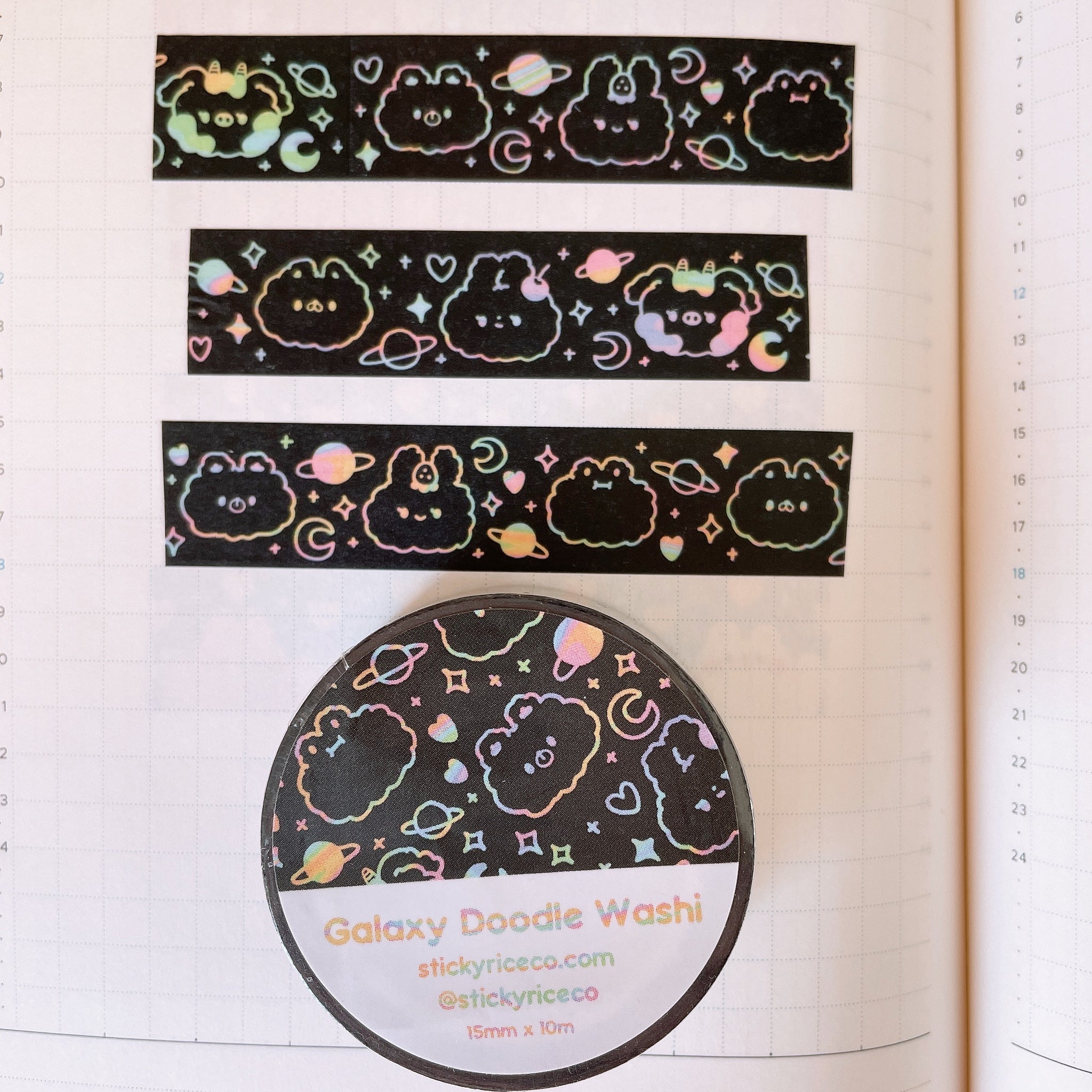 Galaxy Doodle Washi Tape