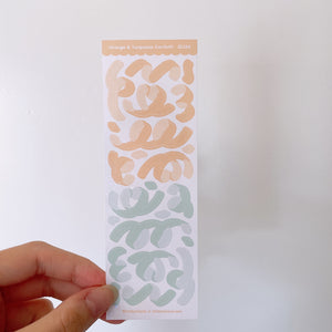 Confetti Ribbon Holographic Glitter Vinyl Deco Stickers